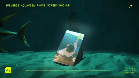 Videohive - Submerge AquaView Phone Screen Mockup - 60071438 1 Videohive - Submerge AquaView Phone Screen Mockup - 60071438