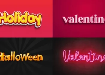 Videohive Text Effect Holiday Style 60481742