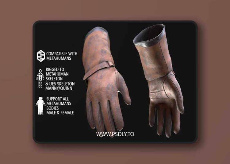 Working Gloves 146 - All MH Bodies & UE5 Skeletons - Rigged (5.3 – 5.6) 1 Working Gloves 146 - All MH Bodies & UE5 Skeletons - Rigged (5.3 – 5.6)