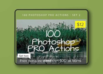 100 Photoshop Pro Actions Set 2 126346