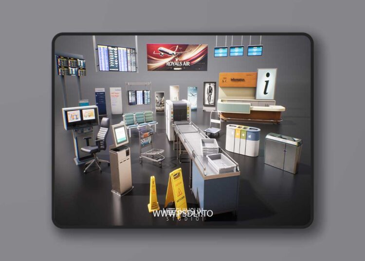 Airport Set Vol2 (5.1 – 5.6) for Unreal Engine 1 Airport Set Vol2 (5.1 – 5.6)