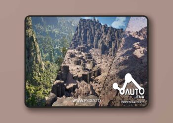 AutoEnv Procedural Rock Cliffs (5.6)