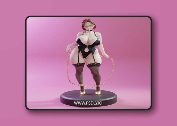 Chained Milf – 3D Print Model STL 1 Chained Milf – 3D Print Model STL