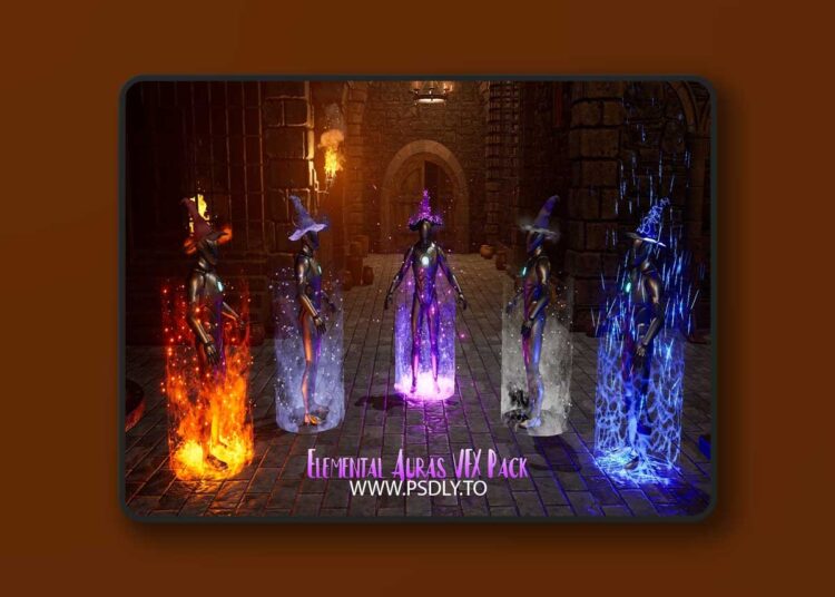 Elemental Auras VFX Pack (4.27 and 5.0 – 5.7) for Unreal Engine 1 Elemental Auras VFX Pack (4.27 and 5.0 – 5.7)