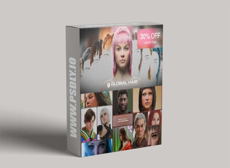 Globalhair - For Any Character - Hair Library v1.0.0 for Blender 1 Globalhair For Any Character Hair Library v1.0.0 for Blender