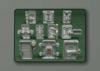 Industrial Doors - 10 pieces