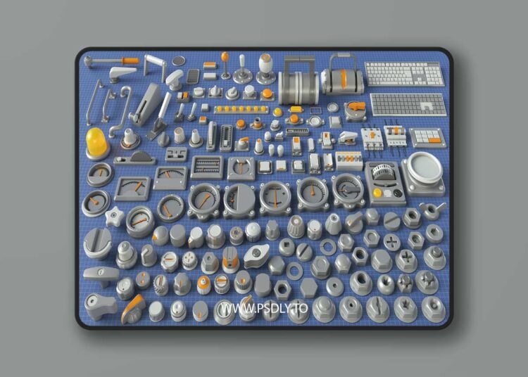 Industrial Kitbash - 9 - 156 pieces 1 Industrial Kitbash - 9 - 156 pieces
