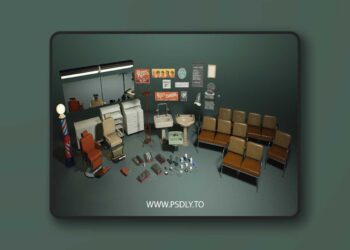Jobsite VOL.7 - Barber (Nanite + Low Poly) [5.1 – 5.6]