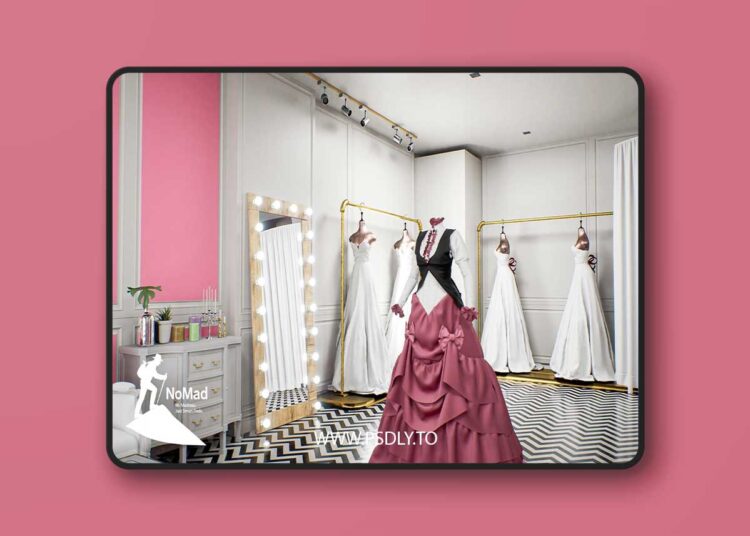Luxury Bridal Boutique – Elegant Wedding Dress Shop Interior (4.27 and 5.0 – 5.7) 1 Luxury Bridal Boutique – Elegant Wedding Dress Shop Interior (4.27 and 5.0 – 5.7)