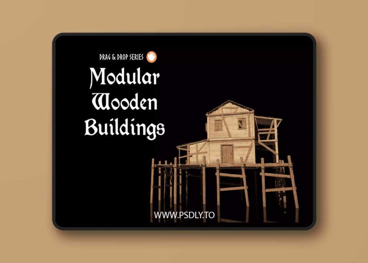 Modular Wooden Buildings (Modular House, Houses, Modular Building) v1.0 1 Modular Wooden Buildings (Modular House, Houses, Modular Building) v1.0