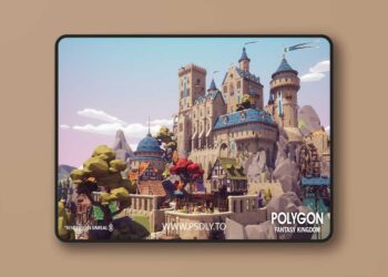 POLYGON - Fantasy Kingdom - Kitbash with modular castle and environments models (4.26 and 5.0 – 5.7)