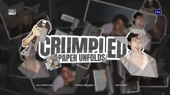 Videohive - Crumpled Paper Unfold - 60555631 1 Videohive - Crumpled Paper Unfold - 60555631