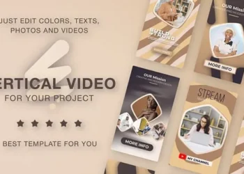 Videohive Golden Intagram Reel 60614748