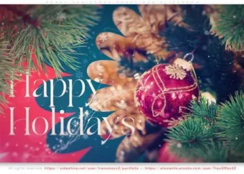 Videohive Merry Christmas Greetings Slideshow 60892125