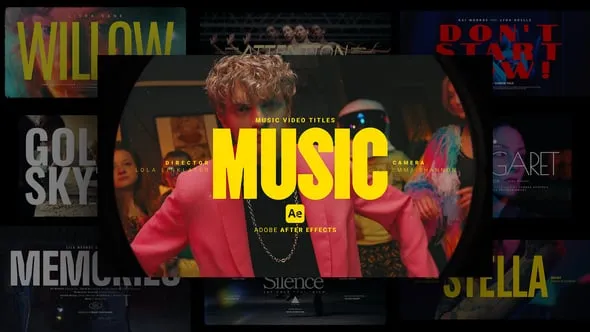Videohive - Music Video Title Templates For After Effects - 60630641 1 Videohive Music Video Title Templates For After Effects 60630641