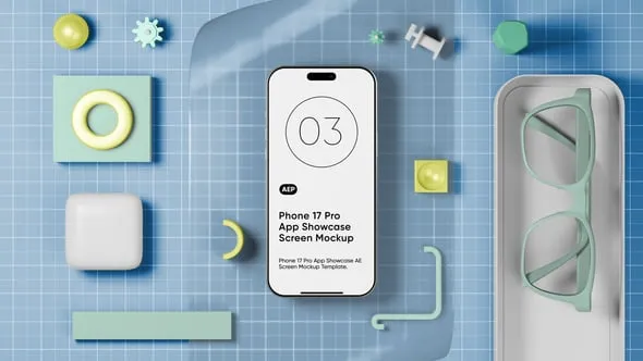 Videohive - Phone 17 Pro App Showcase Screen Mockup - 60515944 1 Videohive Phone 17 Pro App Showcase Screen Mockup 60515944