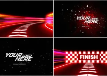 Videohive Race Logo Animation 60546846