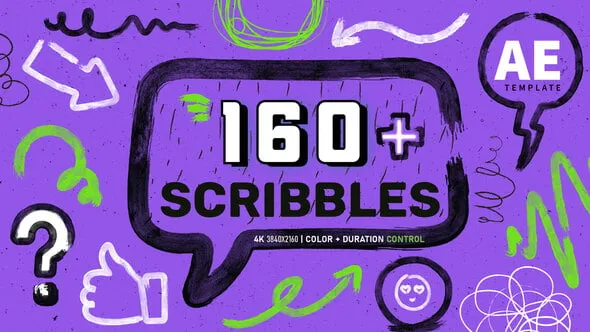 Videohive - Scribble Animation Pack – Hand-Drawn Doodle FX & Motion Overlays - 60648279 1 Videohive Scribble Animation Pack – Hand Drawn Doodle FX Motion Overlays 60648279