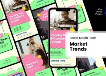 Videohive Social Media Reels Post Market Trends After Effects Project Files 60718230