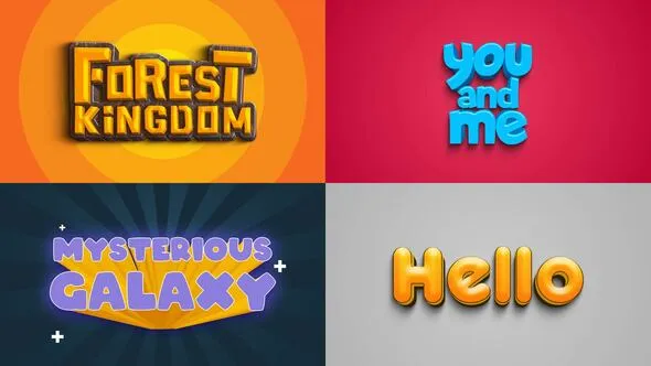 Videohive - Text Effect - Cartoon Style 02 - 60555960 1 Text Effect - Cartoon Style 02