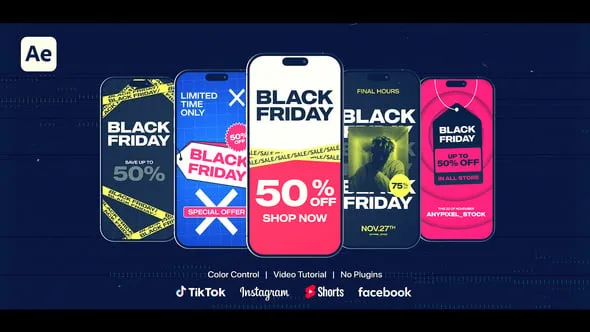 Videohive - Vertical Black Friday Stories & Reels - 60780058 1 Videohive Vertical Black Friday Stories Reels 60780058