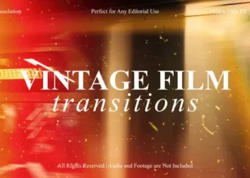 Videohive Vintage Film Transitions Pack for After Effects 60732358
