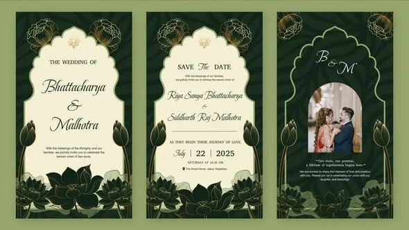 ideohive - Indian Flower Wedding Invitation - 60333374 1 ideohive - Indian Flower Wedding Invitation - 60333374