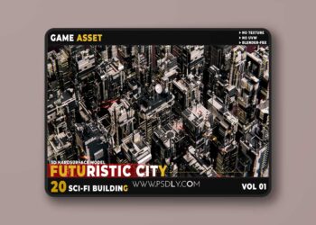 20 SCI-FI BUILDING FUTURISTIC CITY VOL 01