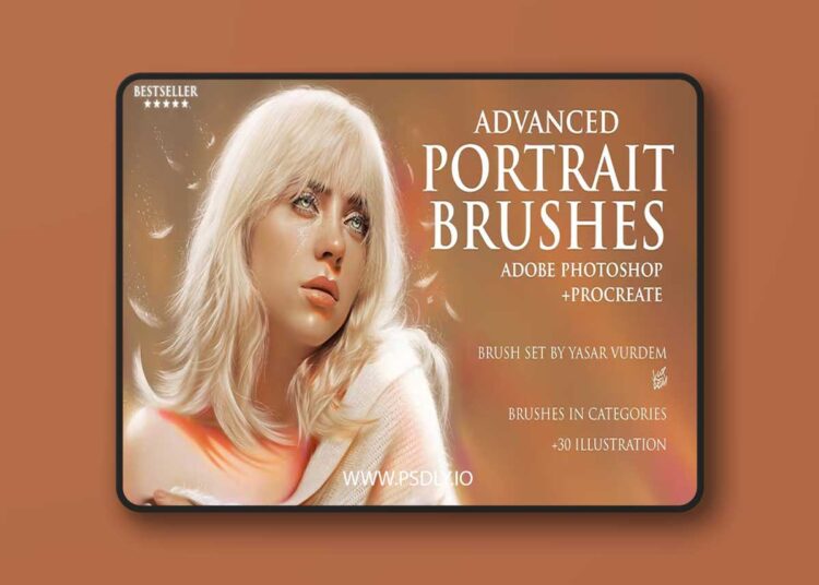 Advanced Portrait Brushes for Photoshop and Procreate 1 Advanced Portrait Brushes for Photoshop and Procreate