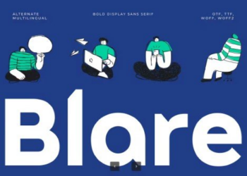 Blare Bold Display Font