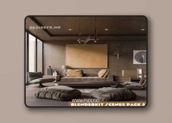 BlenderKit Scenes Pack 5 3D Model