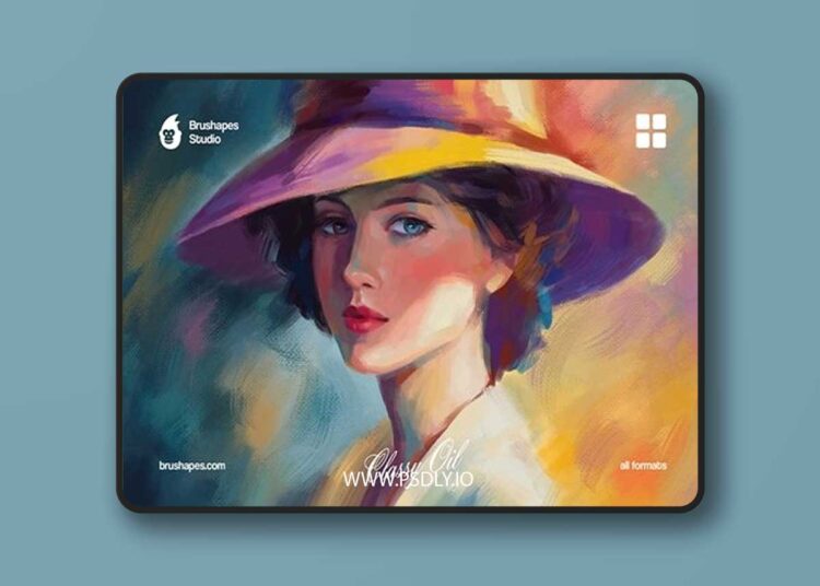 Brushapes - Multi App Classy Oil Brushes 1 Brushapes Multi App Classy Oil Brushes