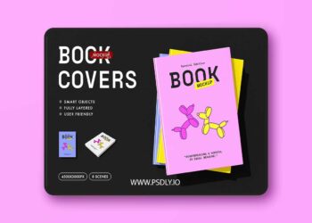 CreativeMarket Book Mockup Collection
