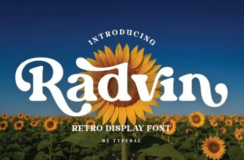 Creativemarket - Radvin – Bold Retro Display Font 1 Creativemarket Radvin – Bold Retro Display Font