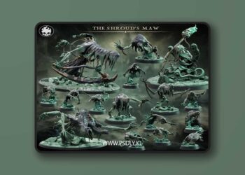 Fleshcraft Studio – The Shrouds Maw – 3D Print Model