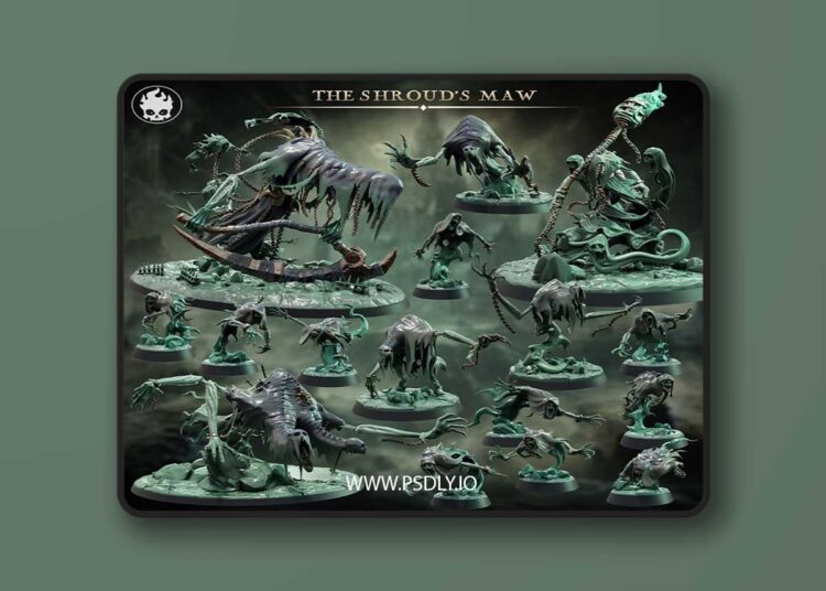 Fleshcraft Studio – The Shroud’s Maw – 3D Print Model 1 Fleshcraft Studio – The Shrouds Maw – 3D Print Model