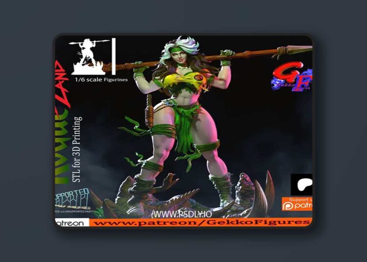 Gekko Figures – Rogue Savage land – 3D Print Model STL 1 Gekko Figures – Rogue Savage land – 3D Print Model STL