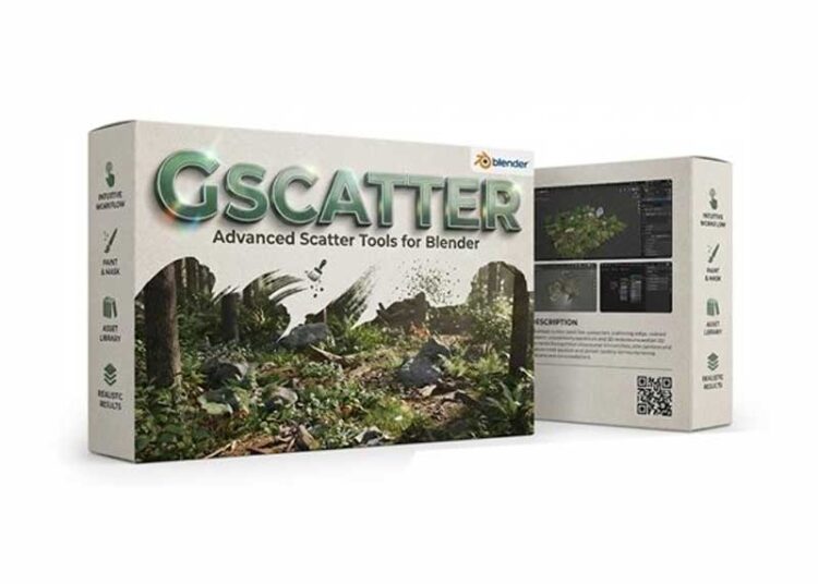 Gscatter v0.12.0 for Blender 1 Gscatter v0.12.0 for Blender