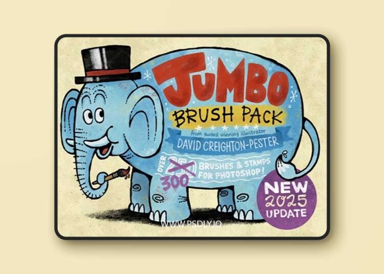 Gumroad - David CP's JUMBO brush pack for Photoshop 1 Gumroad David CPs JUMBO brush pack for Photoshop