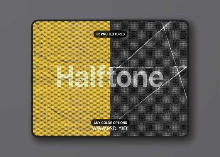 CreativeMarket - Halftone Textures Paper Collection 1 Halftone Textures Paper Collection