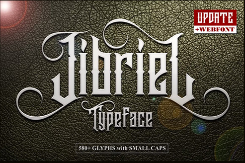 Jibriel Typeface - Over 580+glyphs 155287 1 Jibriel Typeface - Over 580+glyphs 155287