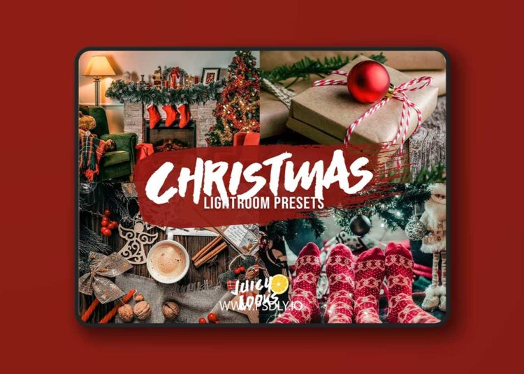 JuicyLooks - Christmas Lightroom Presets 1 JuicyLooks Christmas Lightroom Presets