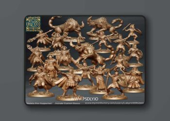 Labyrinth Models – Olympians Collection Vol.2 – 3D Print Model