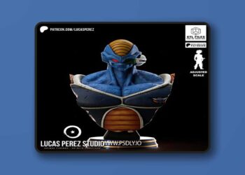 Lucas Perez – Burter – Ginyu Force Bust – 3D Print Model STL