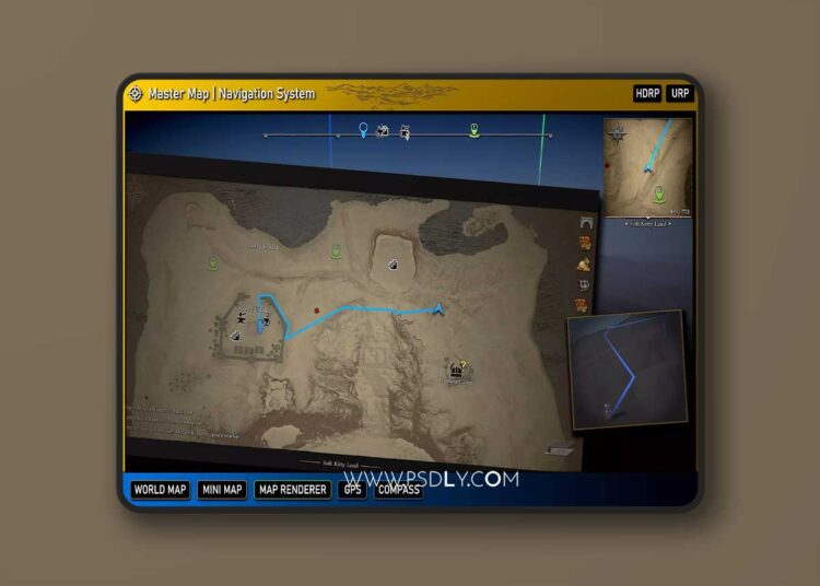 Master Map|Navigation System - MapRenderer,MiniMap,WorldMap,GPS v1.2 1 Master Map|Navigation System - MapRenderer,MiniMap,WorldMap,GPS v1.2