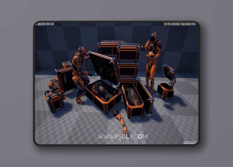 Modular Robots Characters (4.22 – 4.27 and 5.0 – 5.7) for Unreal Engine 1 Modular Robots Characters (4.22 – 4.27 and 5.0 – 5.7)