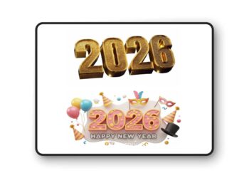 New Year 3D 2026 Transparent 35xPNG