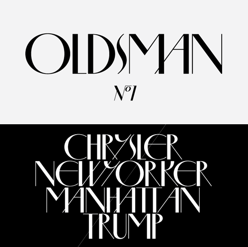 Oldsman No. 1 Font Family 2xOTF 1 Oldsman No. 1 Font Family