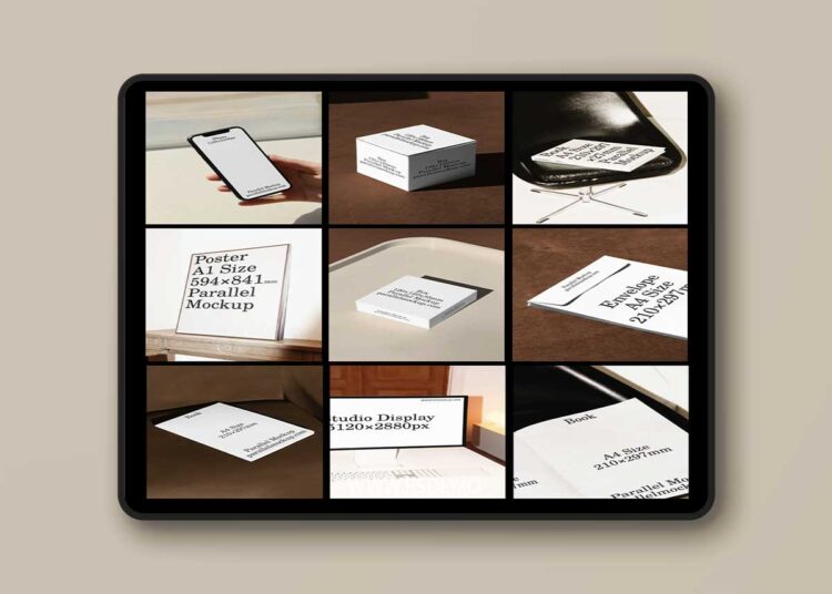 Parallel Mockup – Office Collection A (51 mockups) 1 Parallel Mockup – Office Collection A 51 mockups