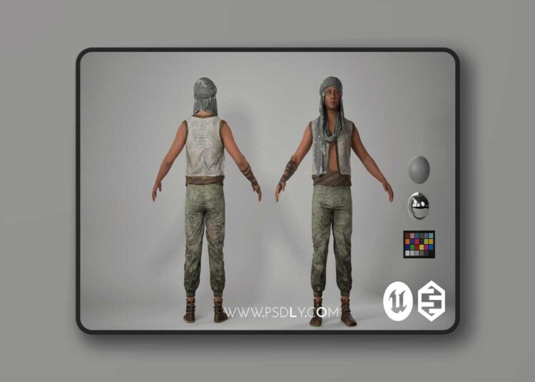 Poor man Outfit (5.6) for Unreal Engine 1 Poor man Outfit (5.6)